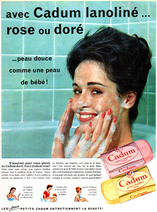 Advert Cadum 1959