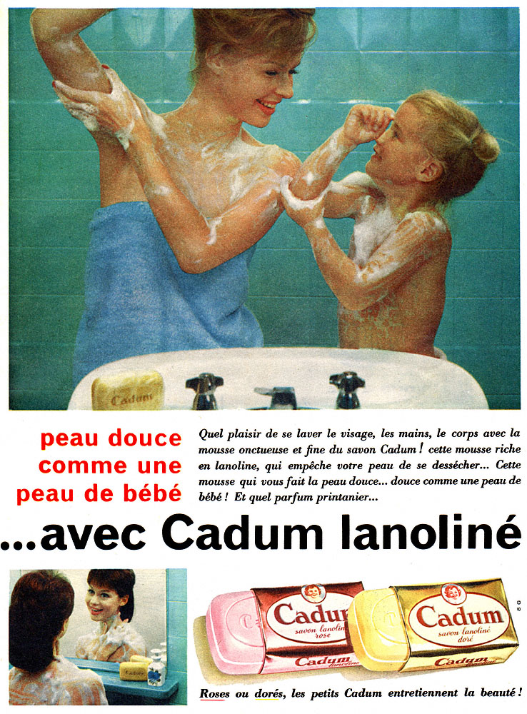 Advert Cadum 1960