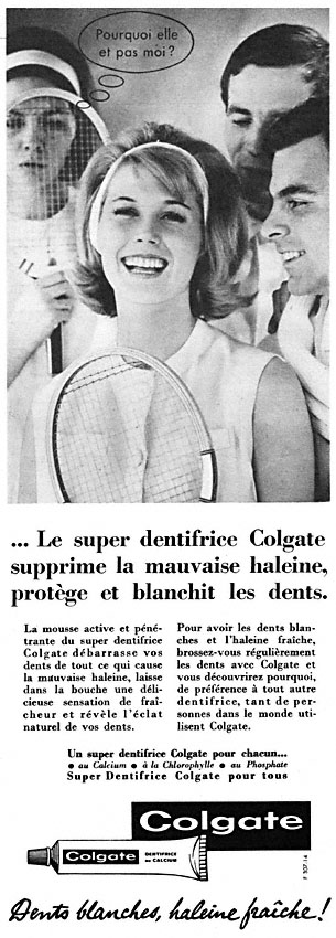 Advert Colgate 1962