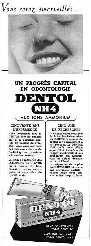 Advert Dentol 1951