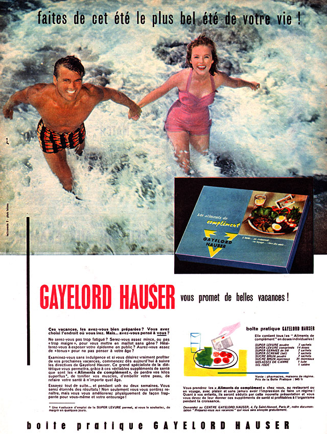 Advert Gayelord Hauser 1959