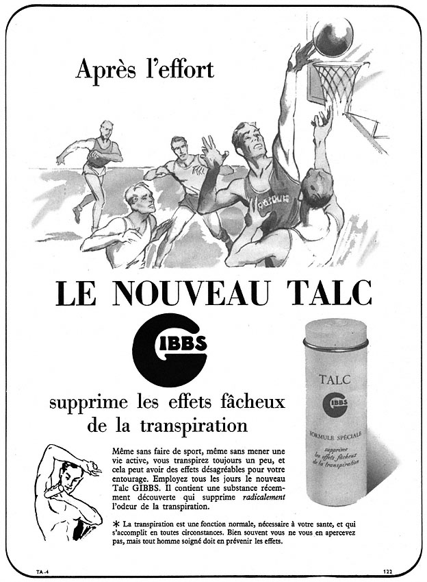 Advert Gibbs 1952