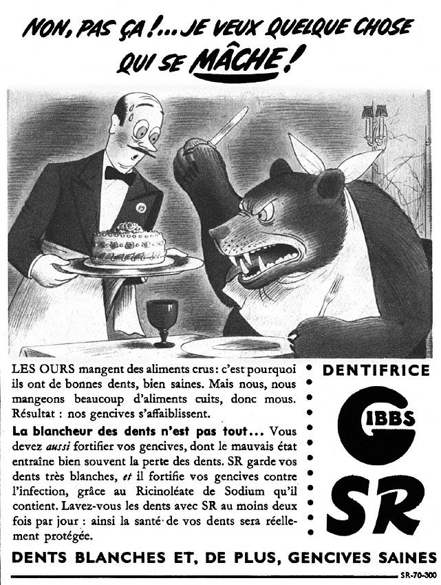 Advert Gibbs 1953