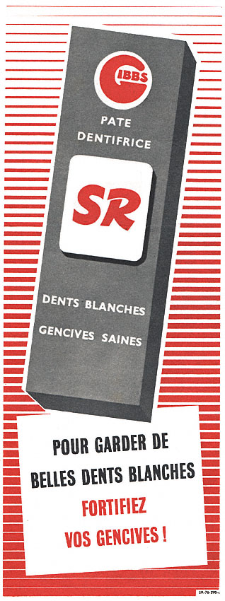 Advert Gibbs 1953