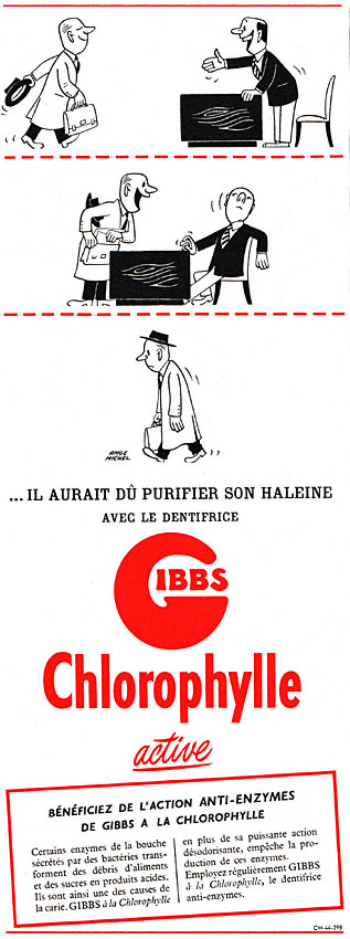 Advert Gibbs 1954