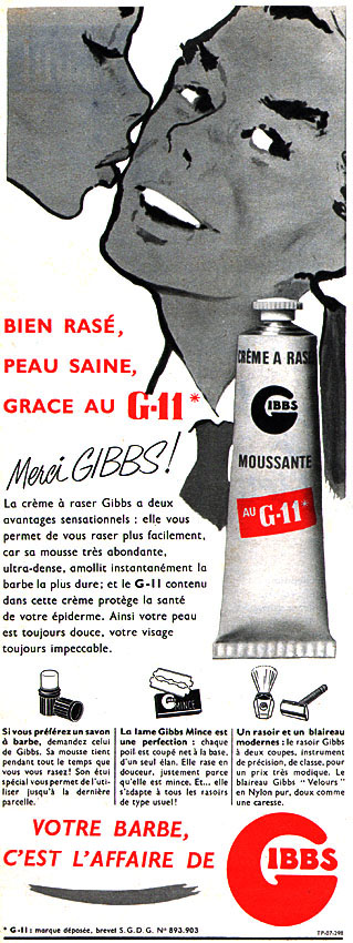 Advert Gibbs 1954