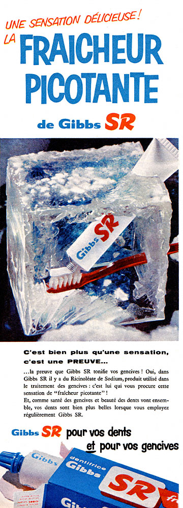 Advert Gibbs 1960