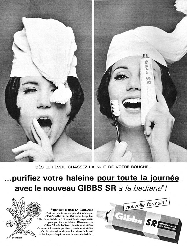 Advert Gibbs 1965