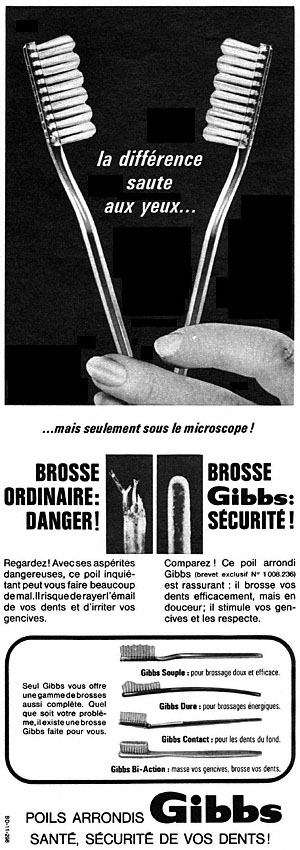 Advert Gibbs 1965