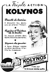 Advert Kolynos 1950