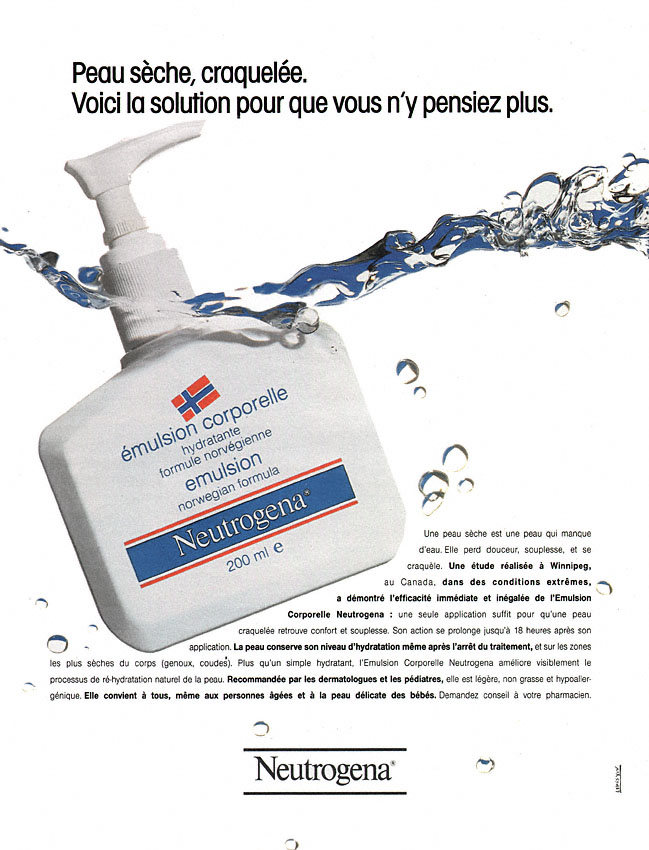 Advert Neutrogena 1996
