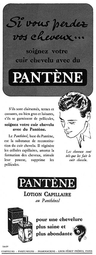 Advert Pantne 1951
