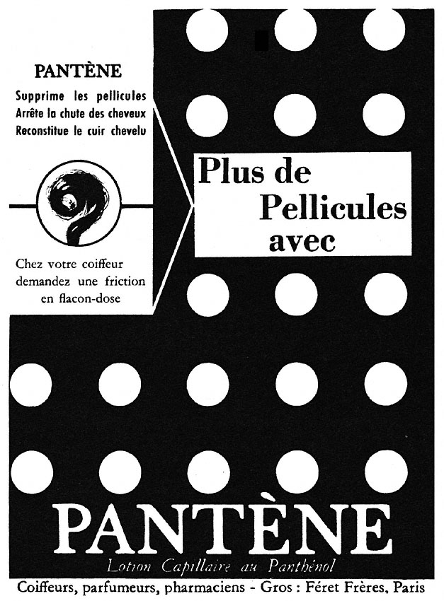 Advert Pantne 1953