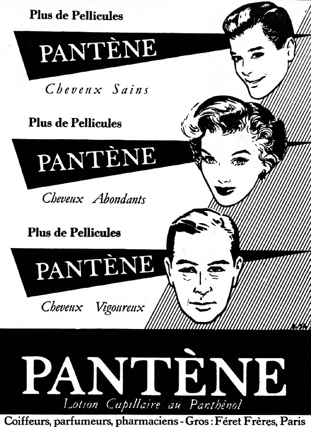 Advert Pantne 1954