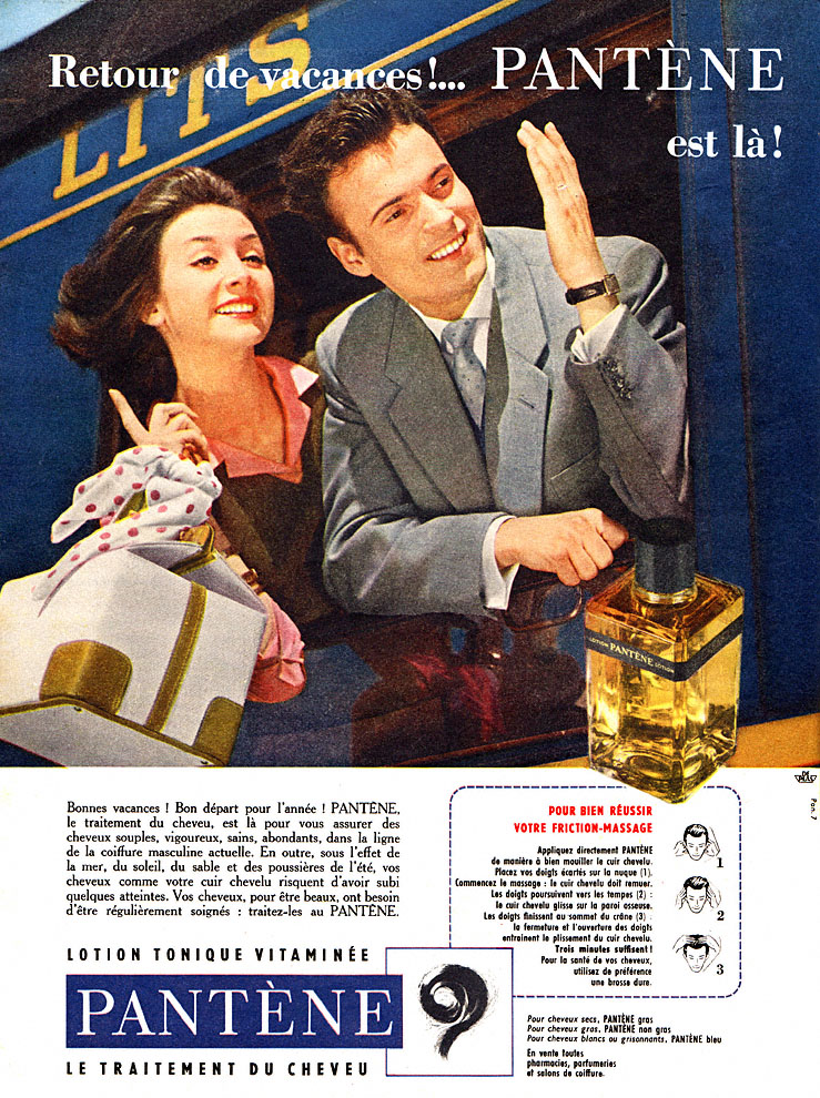 Advert Pantne 1958