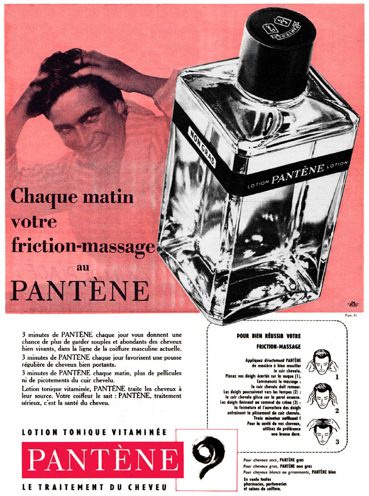 Advert Pantne 1958