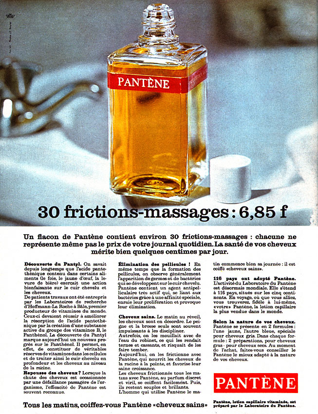 Advert Pantne 1964