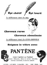 Advert Pantne 1950