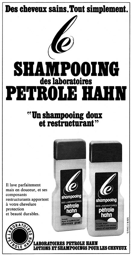 Advert Petrole Hahn 1978