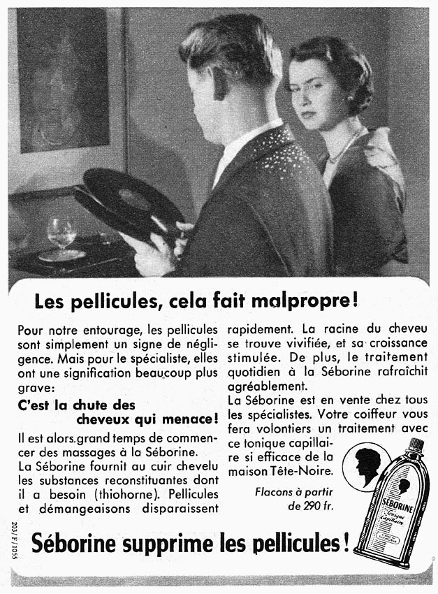 Advert Seborine 1955