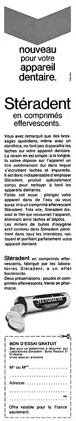 Advert Stradent 1969