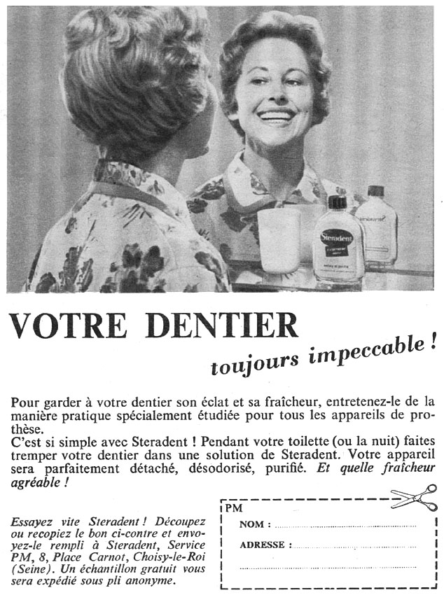 Advert Stradent 1961