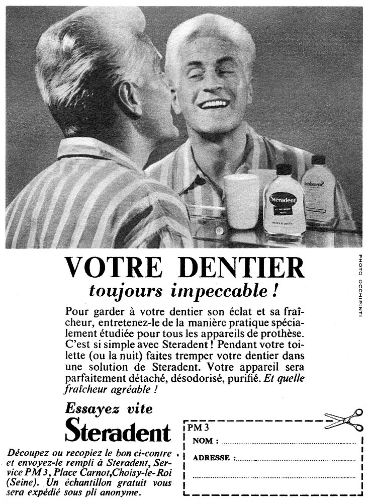 Advert Stradent 1961