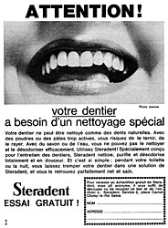 Advert Stradent 1963