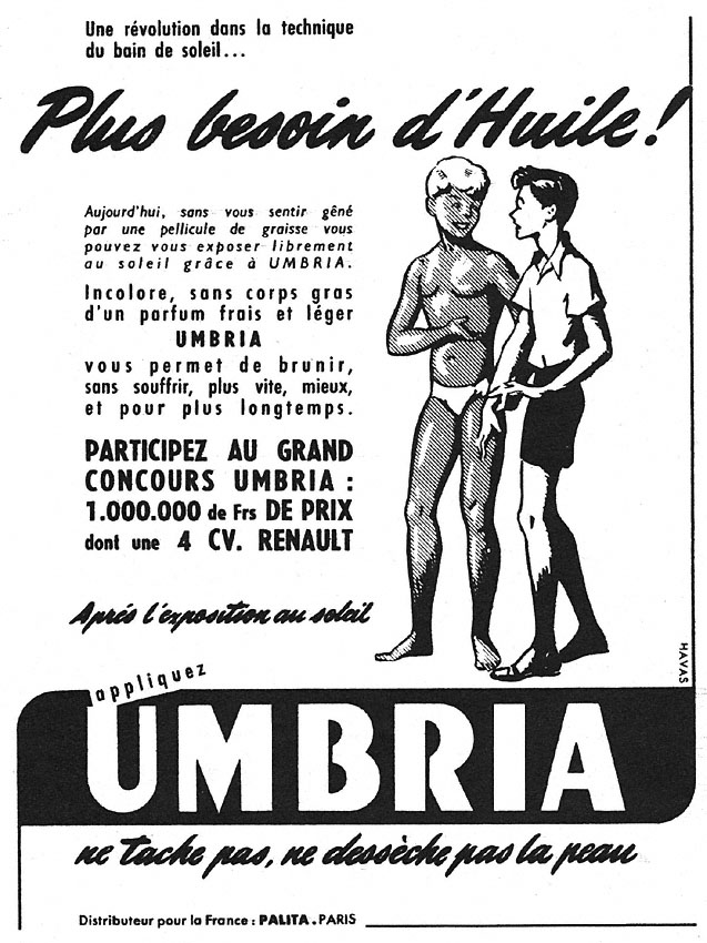 Advert Umbria 1951