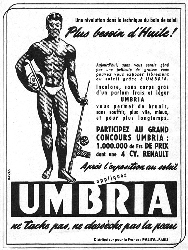 Advert Umbria 1951