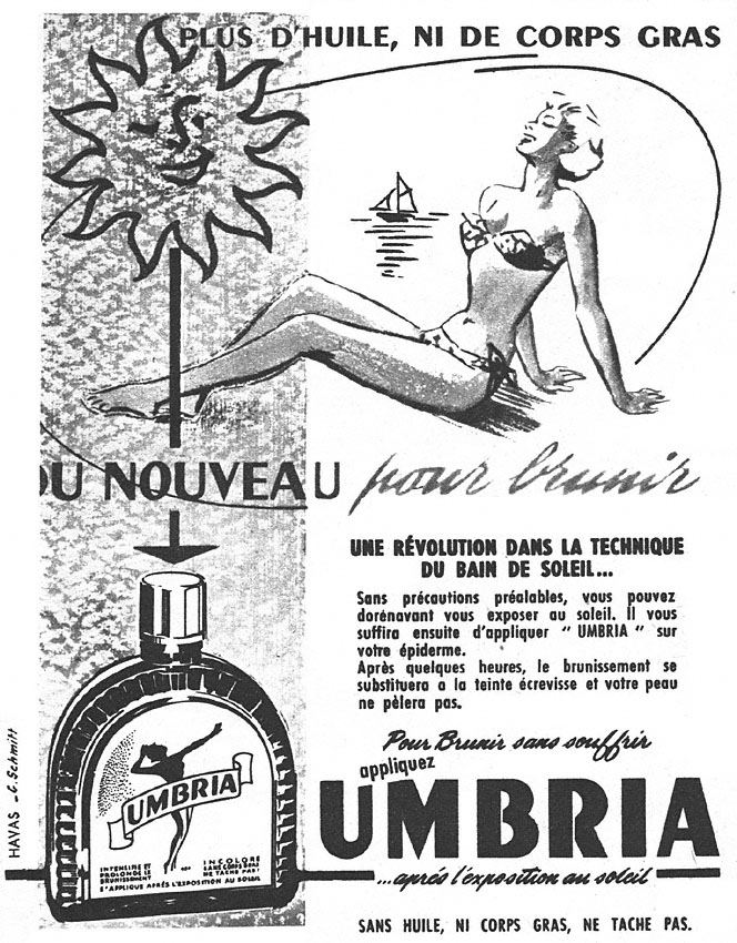 Advert Umbria 1952