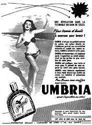 Advert Umbria 1952