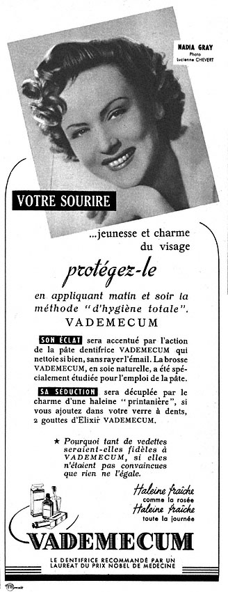 Advert Vademecum 1951