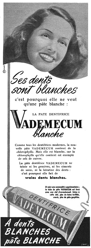 Advert Vademecum 1954