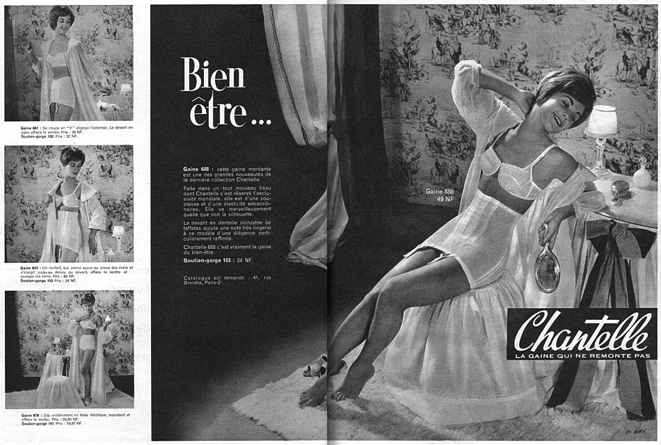 Advert Chantelle 1960