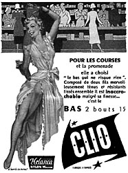 Advert Clio 1957