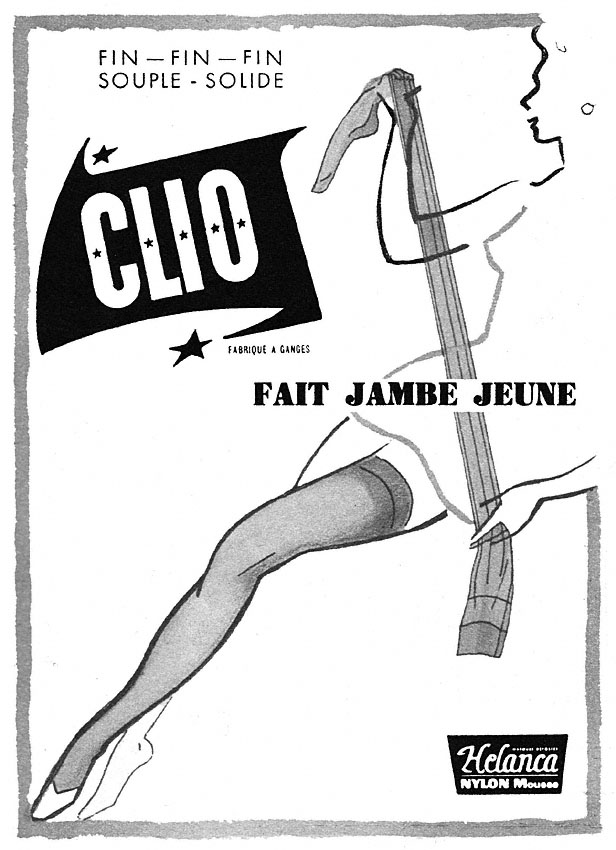 Advert Clio 1957