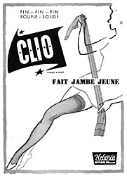 Advert Clio 1957