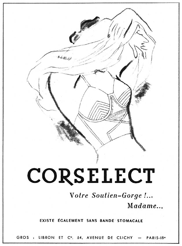 Advert Corselect 1949