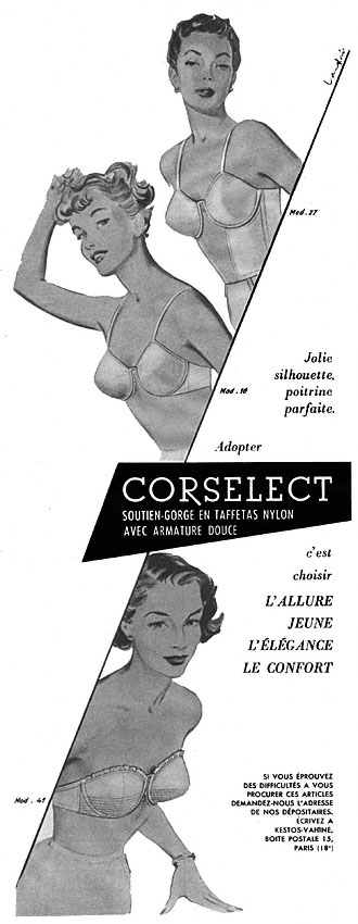 Advert Corselect 1953