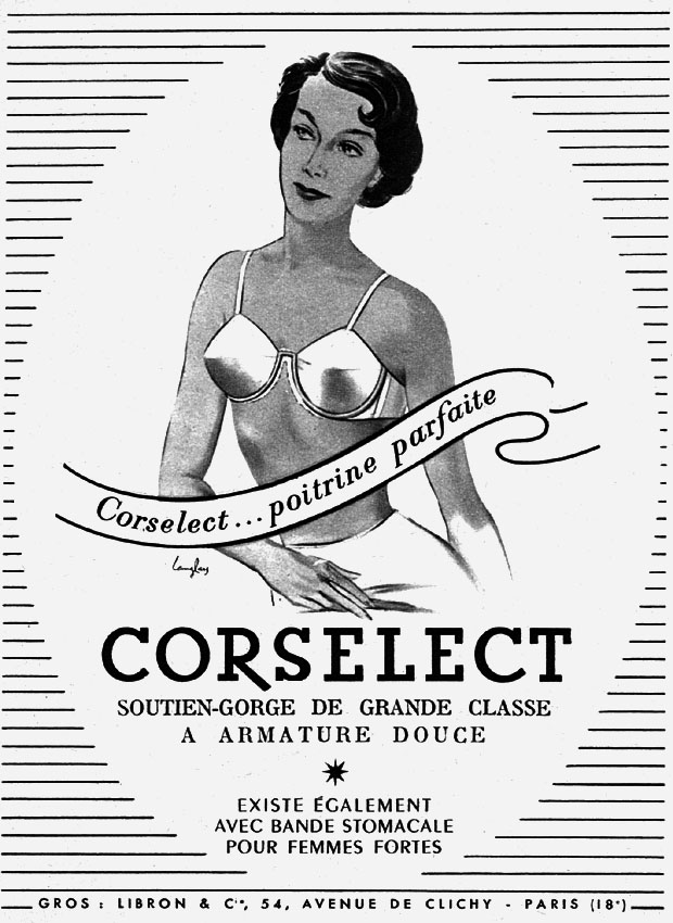 Advert Corselect 1950