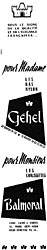 Advert Gehel 1951