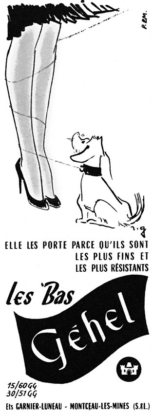 Advert Gehel 1953