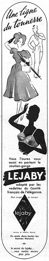 Advert Lejaby 1951