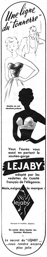 Advert Lejaby 1952