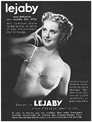 Advert Lejaby 1952