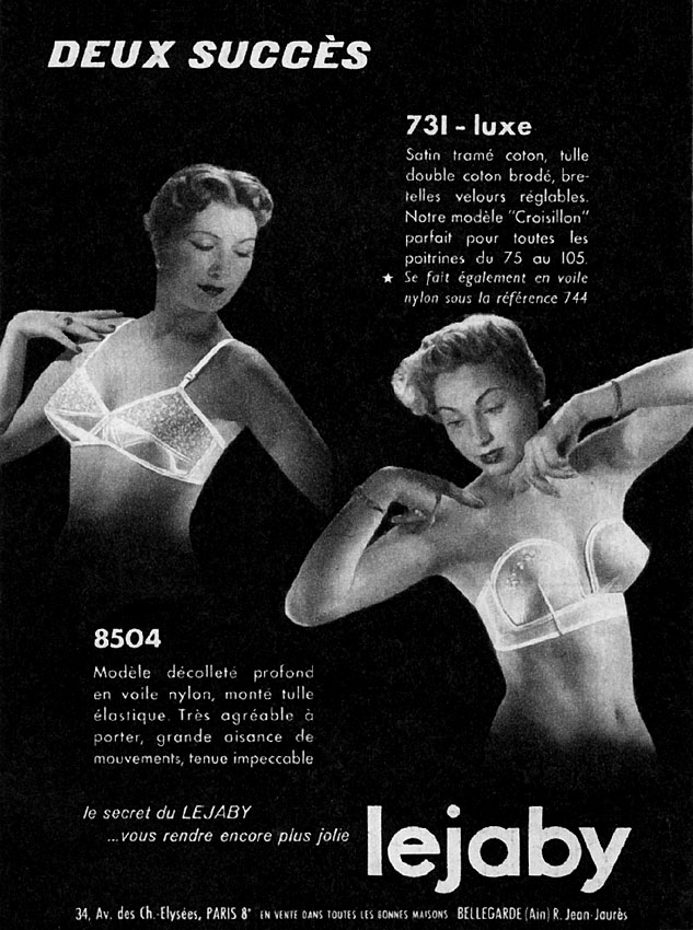 Advert Lejaby 1953