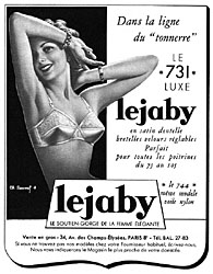 Advert Lejaby 1954