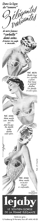 Advert Lejaby 1955