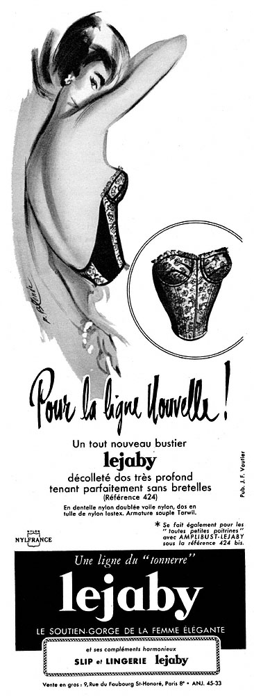 Advert Lejaby 1958